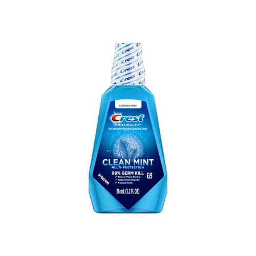 Procter & Gamble - Crest Pro-Health - 10037000449796 - Mouthwash 36 Ml Clean Mint Flavor - Case/48