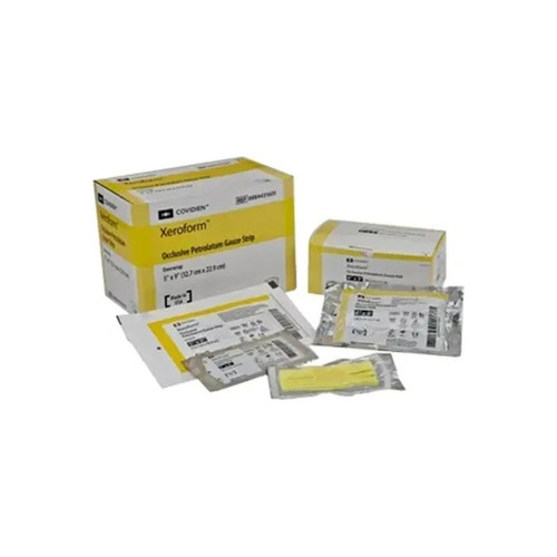 Cardinal Health - Xeroform Occlusive - 8884431302 - Petrolatum Impregnated Dressing Strip 1 X 8 Inch Sterile - Each