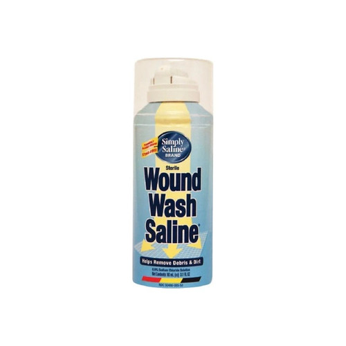 Church & Dwight - Simply Saline - 02260008553 - And Wound Wash Cleanser 3 Oz Spray Can Sterile - Each