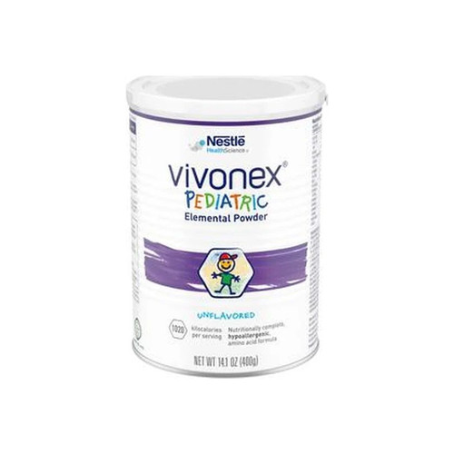 Nestle - 8445291507 - Vivonex Pediatric Powder, Unflavored, 14.1 Oz (400G) - Case/6