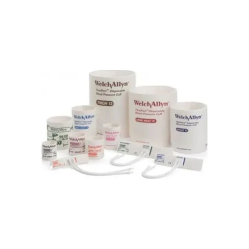 Welch Allyn - Trimline - 39192 - Single Patient Use Blood Pressure Cuff 7 To 10 Cm Arm Cloth Fabric Neonatal 3 - Case/40