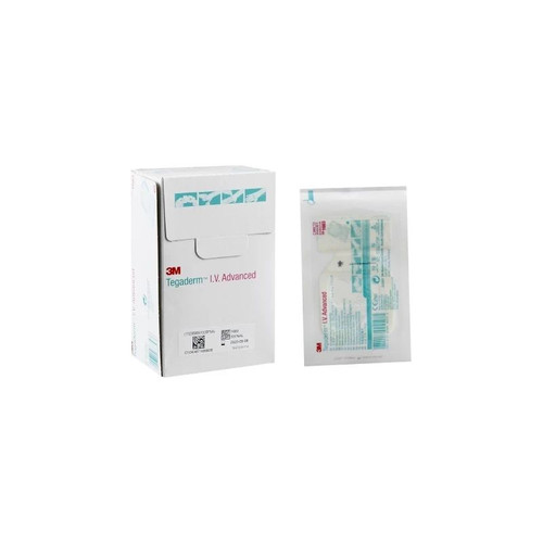 3M - Tegaderm - 1683 - I.V Transparent Adhesive Advance Securement Dressing 2 - 1/2 X 3/4 - Box/100