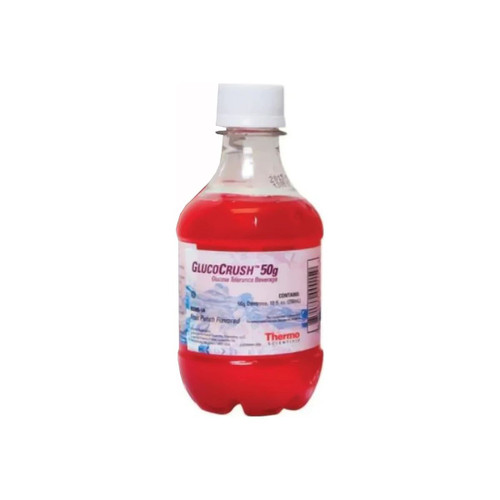 Cardinal Health - Glucocrush - B2495-6B - Glucose Tolerance Beverage Orange 75 Gram Adults / Children 10 Oz Per Bottle - Case/24