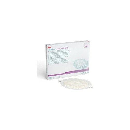 3M - 90616 - Foam Adhesive Dressing, 7 ;" X 8 ¾", Oval - Case/1