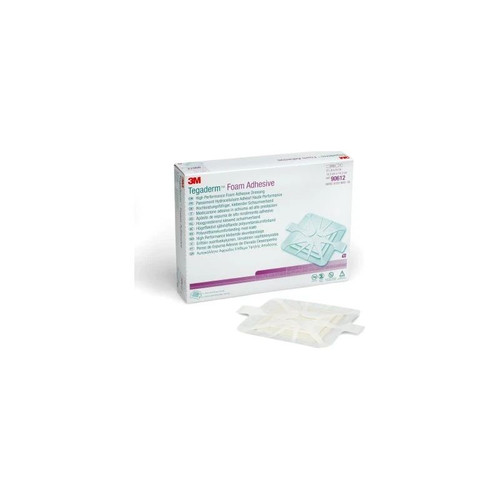 3M - Tegaderm - 90612 - Dressing, Foam Adhsv 4 X4 - Box/10