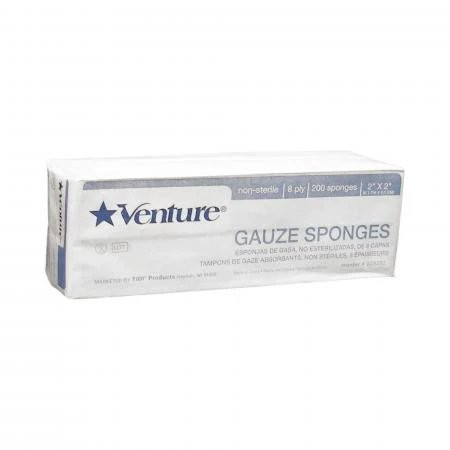 Tidi Products - Posey - 908282 - Gauze Sponge, 2" X 2", Non - Sterile, 8 - Ply - Bag/1