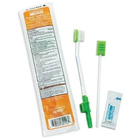 Sage - Toothette - 6572 - Brush, Oral Sctn W/Perox - A - Mint Sngl Use - Case/100