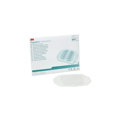 3M - Tegaderm - 90802 - Dressing, Acrylic Sq 5 X5 - Box/10