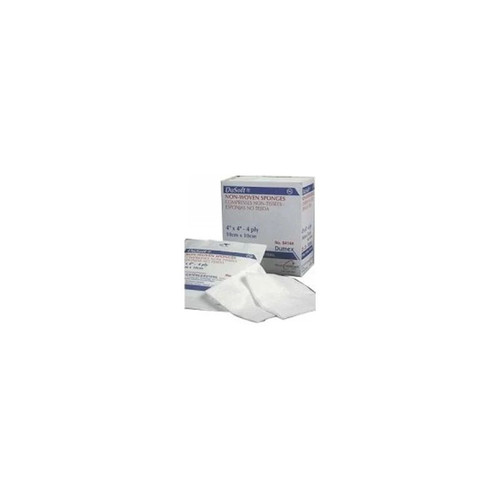 Gentell - Dusoft - 84144 - Nonwoven Sponge 4 X Inch 2 Per Pack Sterile Ply Square - Case/1200
