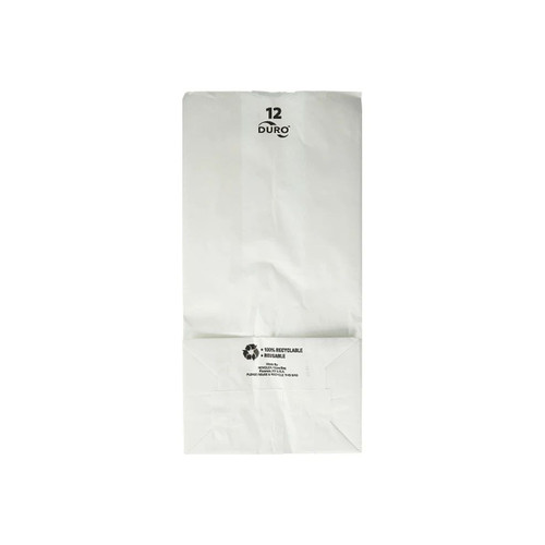 Rj Schinner - Duro - 51032 - Bag, Grocery Wht 12 Salfld - Case/500