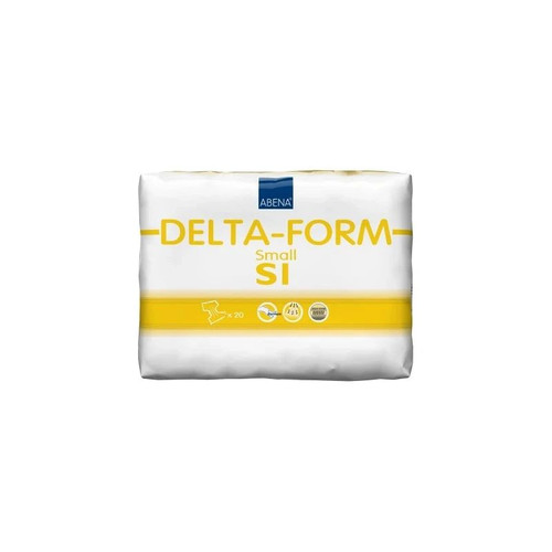 Abena - 308851 - Delta - Form Unisex Adult Incontinence Brief Small Disposable Moderate Absorbency - Case/80
