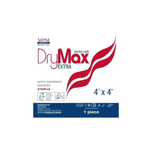 Mpm Medical - Mp00700 - Drymax Extra Super Absorbent, 4" X - Case/50