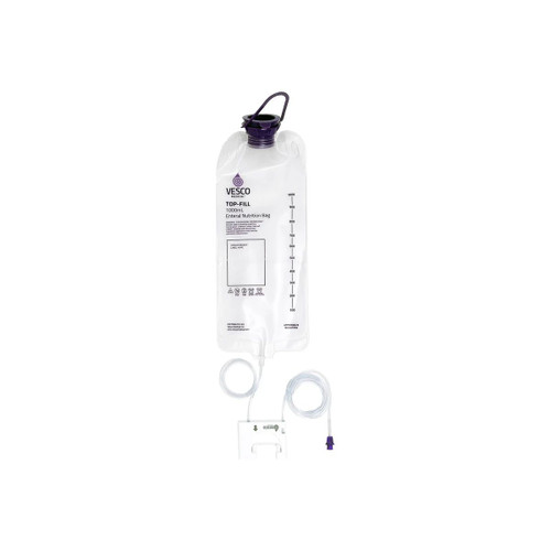 Vesco Medical - Ved-051 - 1000ml Bag Q Pump Feed Set With Enfit Connector - Layered Laminate - Case/30