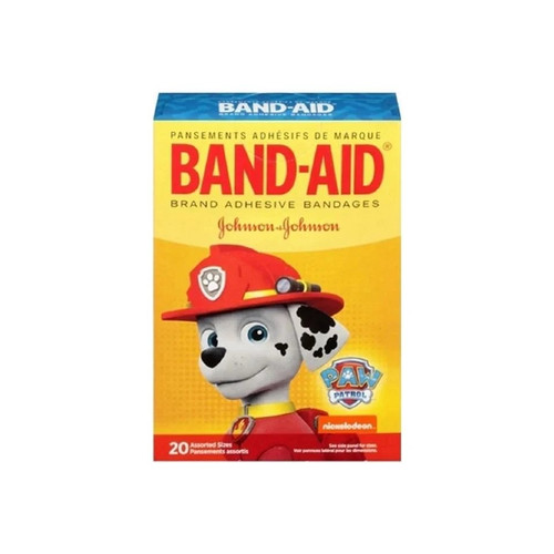 Johnson Johnson - Band-Aid - 111658900 - Adhesive Nickelodeon Paw Patrol Assorted 