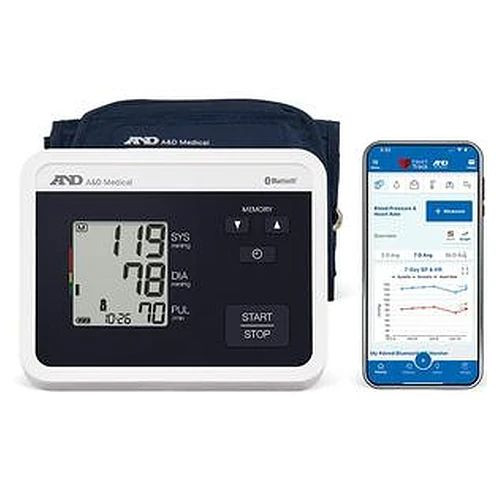 A&D Medical - Ua-770Ble - Multi - User Bluetooth Wide Range Cuff Blood Pressure Monitor, 8.6" - 16.5 - Replaces Aeua767F, Aeua767Fac - Case/10