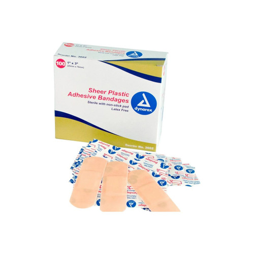 Dynarex - 3622 - Adhesive Bandage Sterile Latex Free - Box/1500