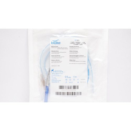 Johnson & - J Healthcare Systems - 2231 - Wound Drain Tube Silicone Hubless Style 19 Fr Size Sterile - Case/10