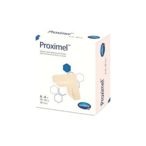 Hartmann - 15713107 - Conco Proximel Basic Non - Border Foam Dressing, 4" X 4", Sterile, Latex - Free. - Box/10