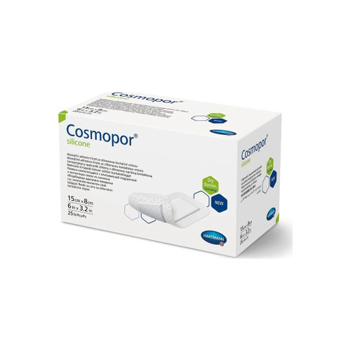 Hartmann - 901106 - Cosmopor Silicone Absorbent Island Dressing With Adhesive, Sterile 2 X 2.8 Dressing, 1 1.6 Pad - Each