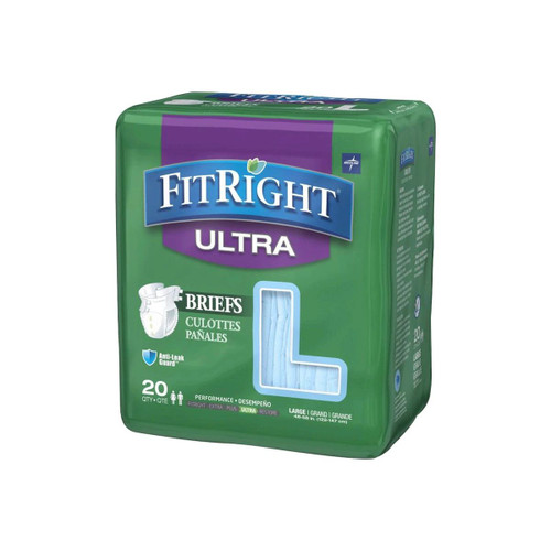 Medline - Fitultralgz - Fitright Ultra Briefs - Bag/20