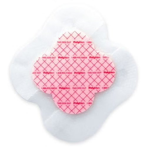 Ferris - 2499 - Polymem Silicone Border Varisite 8.2" X 8.5", Pad 5.0" 5.1", Adhesive. - Box/5