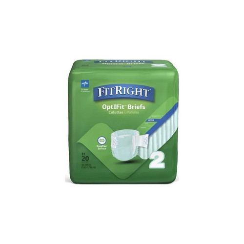 Medline - Fitright - Frsu2 - Ultra - Stretch Briefs - Lg, Xlg, Xxl - Case/80