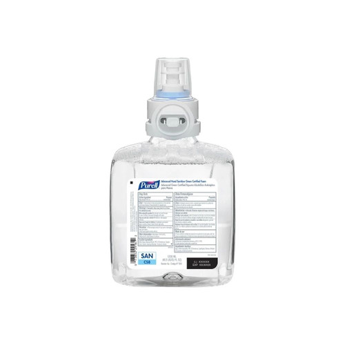 Gojo Industries - Purell - 7851-02 - Hand Sanitizer Refill, Foam, 1200Ml, Fragrance - Free, Cs8, Clear - Case/2