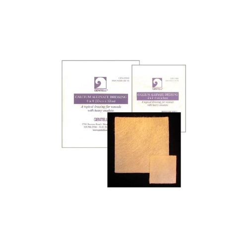 Gentell - Gen13200 - Calcium Alginate Dressing, 2" X - Box/10