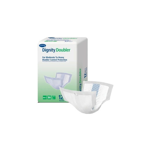 Hartmann - 30058 - Dignity Doubler Bladder Control Pad 13 X 24 Inch Moderate Absorbency Polymer Core One Size Fits Most - Case/72