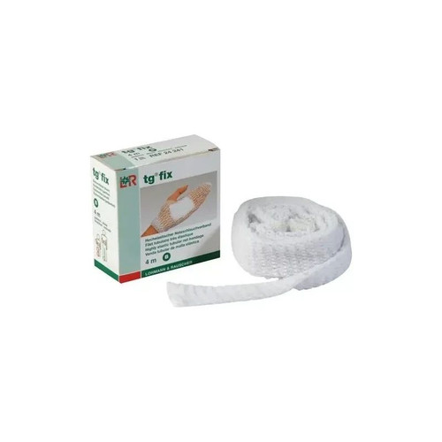 Lohmann & Rauscher - 24253 - Tg Fix Tubular Net Bandage 25 M Size D, Washable, Contains Latex, For Large Head, Small Trunk, Folded In A Cardboard Dispenser - Box/1