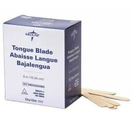 Medline - Mds202077 - Blade,Tongue,6,Non-Sterile,Wrapped - Each