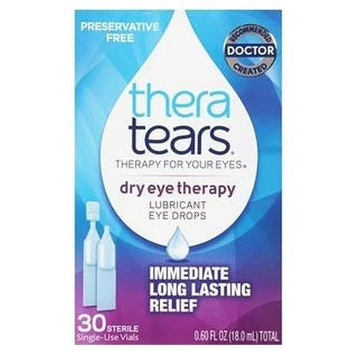 Medtech Laboratories - 0058790000301 - Theratears Dry Eye Therapy Lubricant Drops Preservative Free, 30 Count - Each