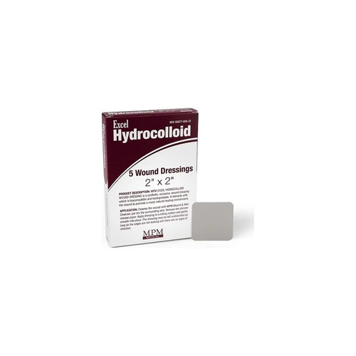 Mpm Medical - 00600 - Excel Hydrocolloid 2X2 Dressing - Each