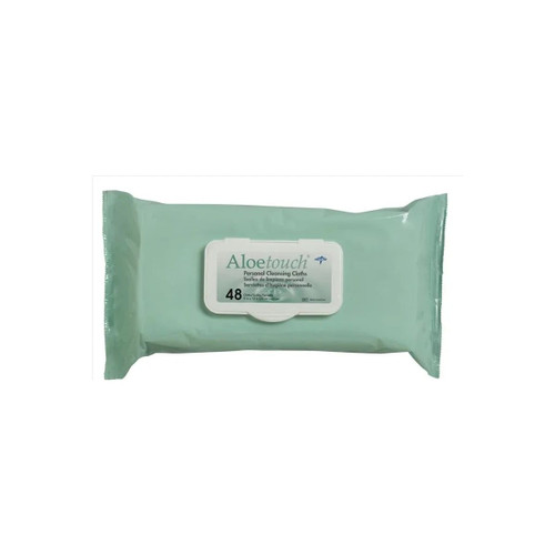 Medline - Aloetouch - Msc263654 - Personal Cleansing Wipes - Case/576