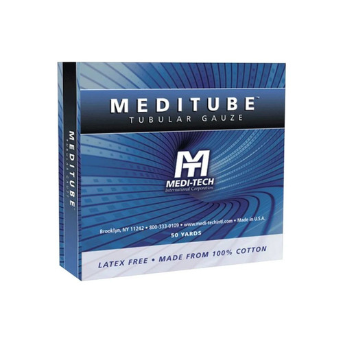 Medi-Tech - Meditube - Mttg321 - International - Cotton Tubular Gauze Size 3, 1 - 1/2" X 50 Yds., For Hands, Wrists And Feet. - Each