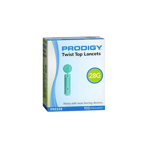 Prodigy Diabetes Care - 081028 - Twist Top Lancets/28G - Box/100