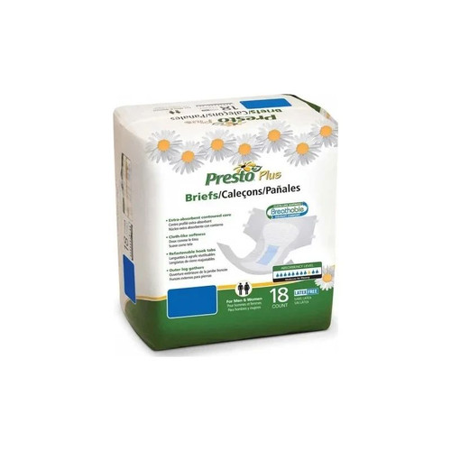 Drylock Technologies - Abb21020 - Presto Supreme Brief, Medium, 32" - 44". - Package/16