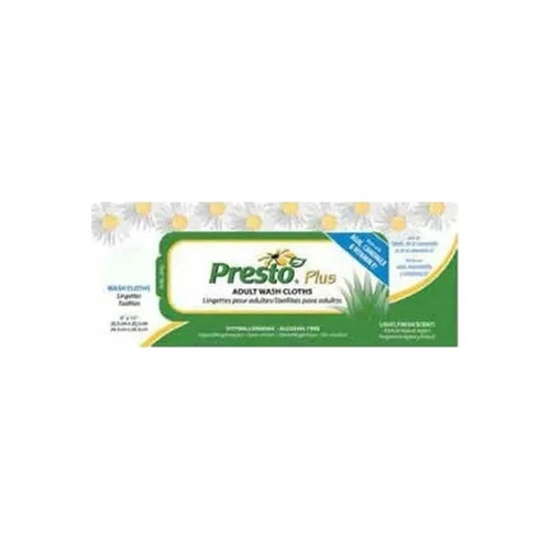 Drylock Technologies - Presto - Ww091248 - Disposable Adult Washcloth. - Package/48