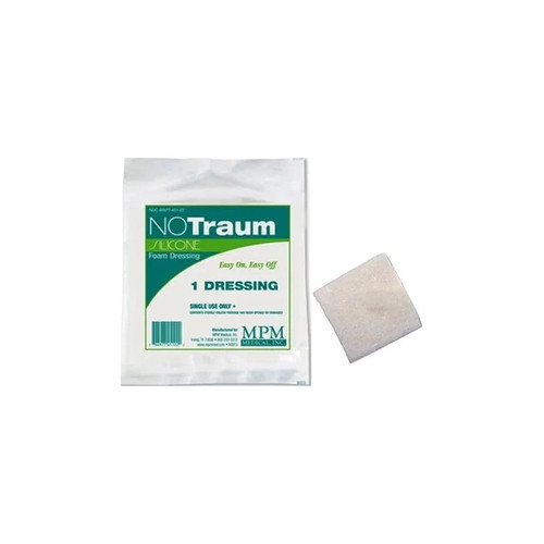Mpm Medical - Mp00454 - Notraum Extra Bordered Silicone Foam Dressing, 4" X 4". - Box/10