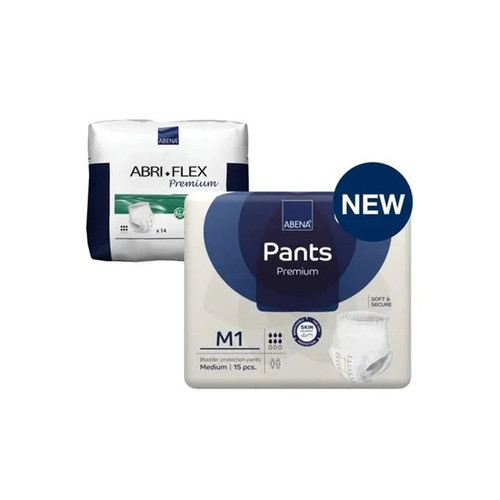 Abena - 1000021322 - Pants, Premium Adult Protective Underwear, Absorbency Level 1, Medium, 31" - 43" - Replaces: Rb41083 - Case/90