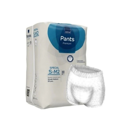 Abena - 1999905375 - Pants, Premium Adult Protective Underwear, Absorbency Level 2, Small, 24" - 43" - Replaces: Rb41073 - Case/120