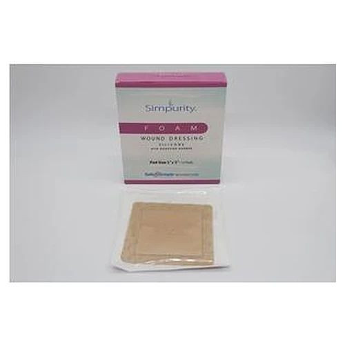 Safe N Simple - Sns77755 - Simpurity 5 Layer Bordered Silicone Foam Dressing, 7" X - Box/12