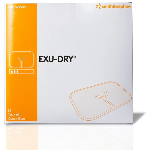 Smith & Nephew - Exu-Dry Anti-Shear - 5999018 - 15" X 18" Full Thickness Wound Dress, 30" - Case/30