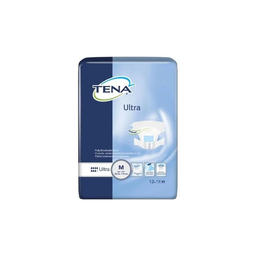 Essity - Tena - 67252 - Ultra Incontinence Brief, Unisex, Adult, Medium, Heavy Absorbency - Package/12