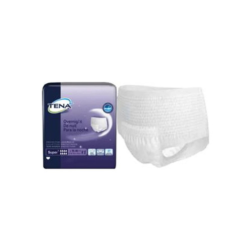Essity - Tena - 72325 - Proskin Overnight Super Protective Unisex Adult Absorbent Underwear Pull On With Tear Away Seams Large Disposable Heavy Absorbency - Package/14