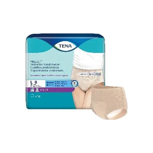 Essity - Tena Proskin Protective - 73030 - Female Adult Absorbent Underwear Pull On With Tear Away Seams Large Disposable Moderate Absorbency - Package/18