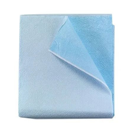 Tidi Products - 980926 - Drape/ Stretcher Sheet, Tissue/ Poly, 40" X 60", Blue, Latex Free (Lf) - Case/1