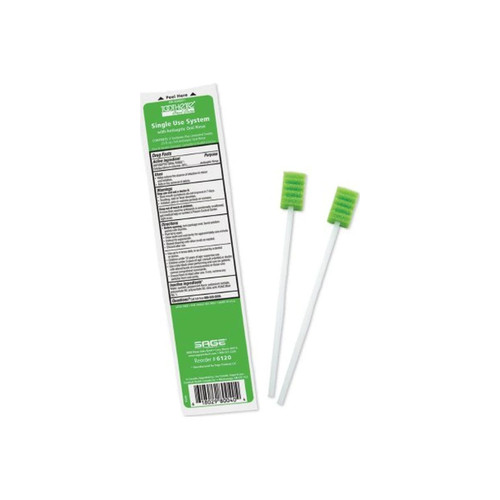 Stryker - Sage - 6120 - Toothette Plus Swab With Alcohol - Free Mouthwash - Package/2