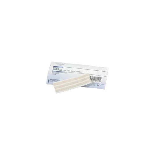 Gentell - Suture Strip Plus - Tp1104 - Skin Closure 1/4 X 1 - 1/2 Inch Nonwoven Material Flexible Tan - Box/50