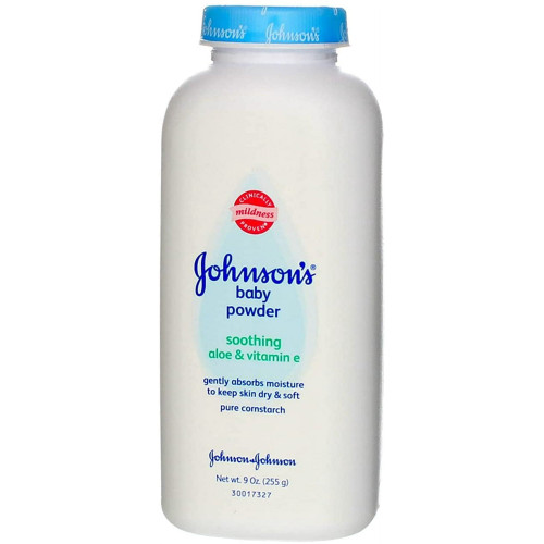 Johnson & - S - 08137003048 - Sales - Baby Powder 9 Oz Scented Shaker Bottle Cornstarch / Aloe Vitamin E - Each